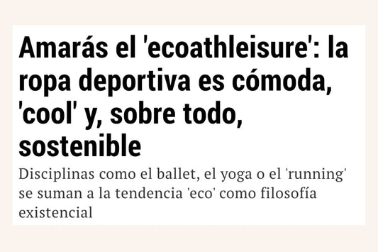 ¡Hola! - Amarás el 'ecoathleisure': la ropa deportiva es cómoda, 'cool' y, sobre todo, sostenible