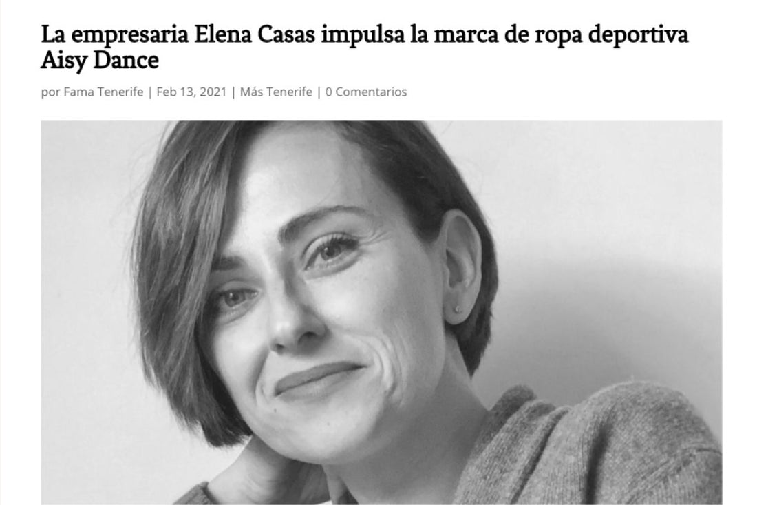 Fama - La empresaria Elena Casas impulsa la marca de ropa deportiva Aisy Dance